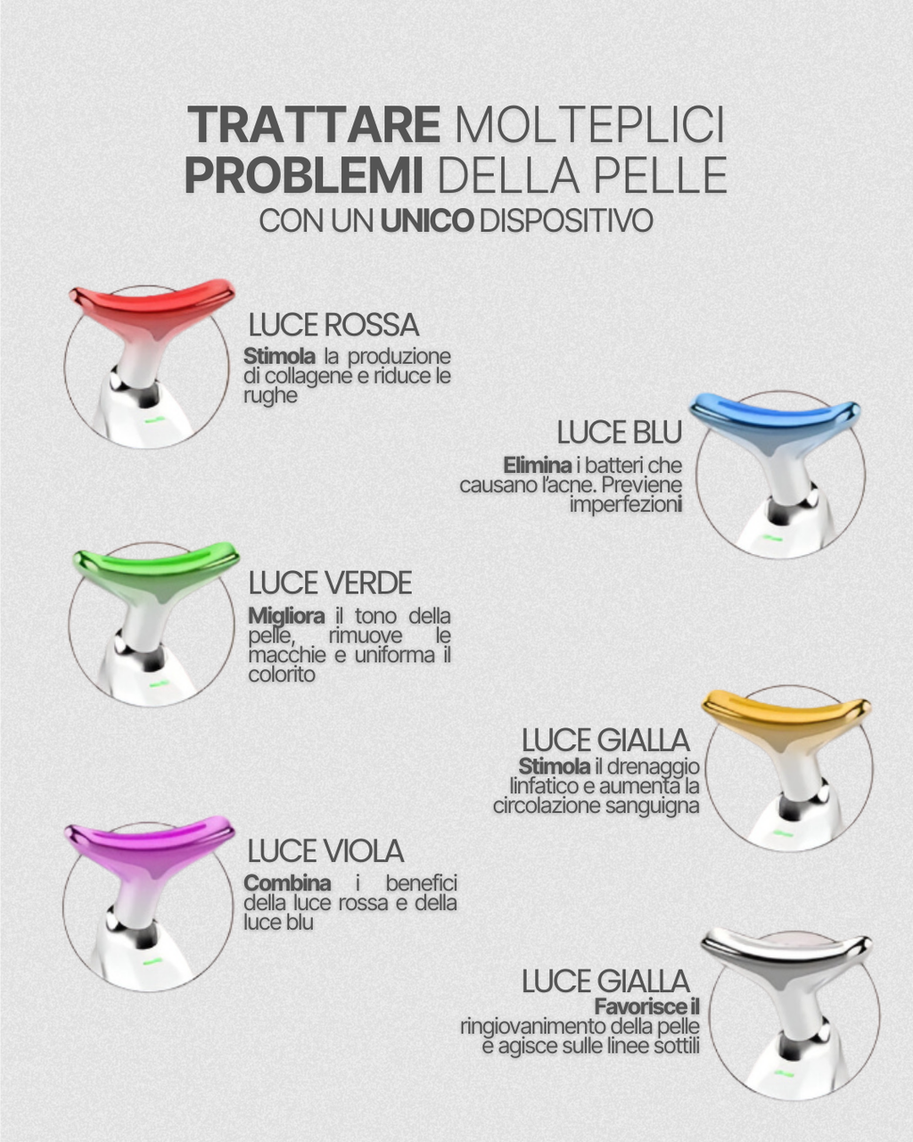 Escultor facial LED 7 en 1  Roro Beauty™