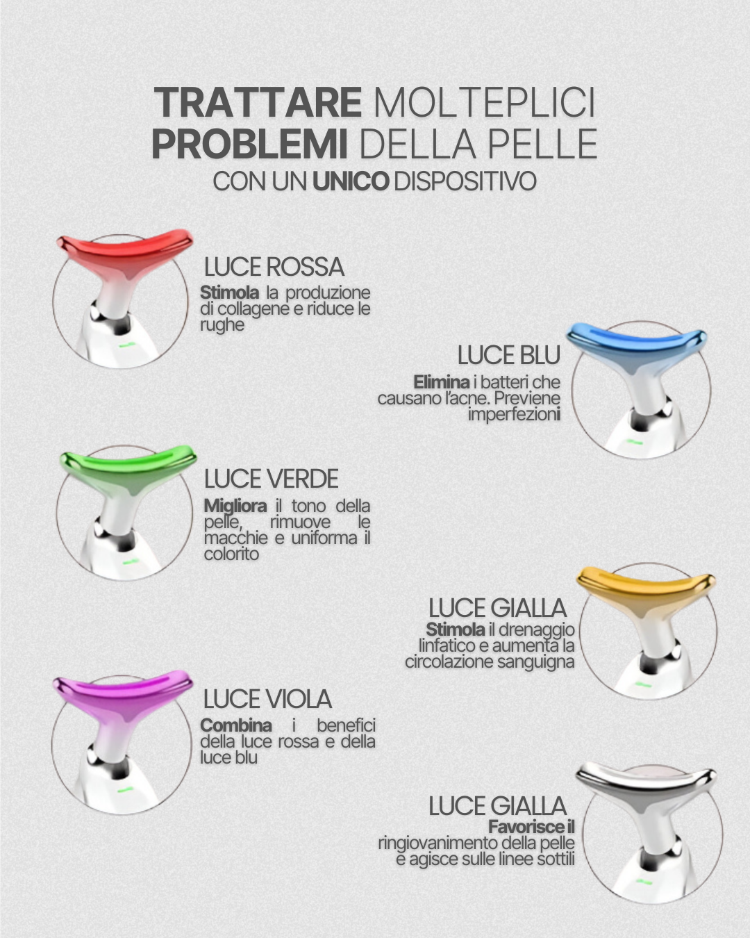 Escultor facial LED 7 en 1  Roro Beauty™