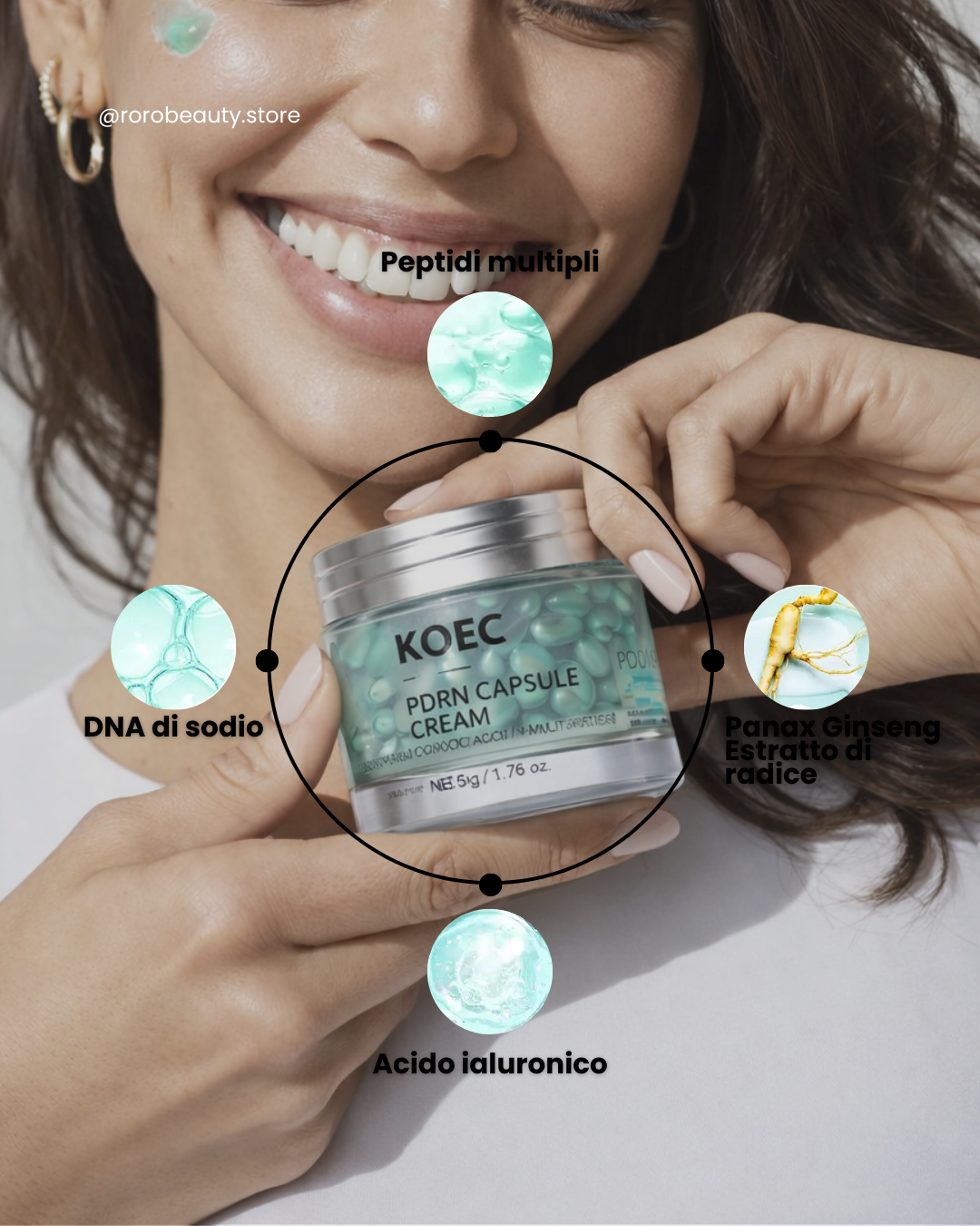 Acido Ialuronico Multi Peptidi Capsule Roro Beauty™